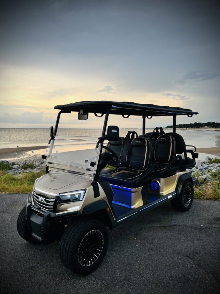 EPIC Champagne 6-Seater rental cart